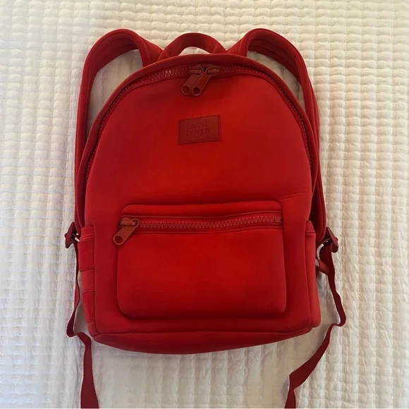 Dagne Dover Red Dakota Backpack Size Medium - Picture 9 of 9